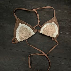 Sized small crochet top target bikini